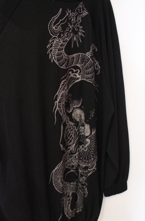 画像4: Qutie Frash / ２店舗限定プルオーバー  シルバー×ブラック O-25-08-16-108-QU-TO-IG-OS (4)