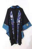 画像4: Qutie Frash / 着物ロングカーデ  ブルー O-25-08-16-111-QU-JA-IG-OS (4)