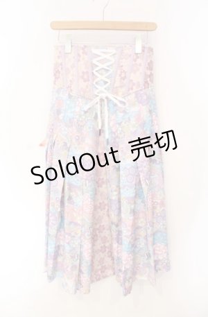 画像: Qutie Frash / リボン袴コルセット   O-25-08-16-112-QU-SK-IG-ZI