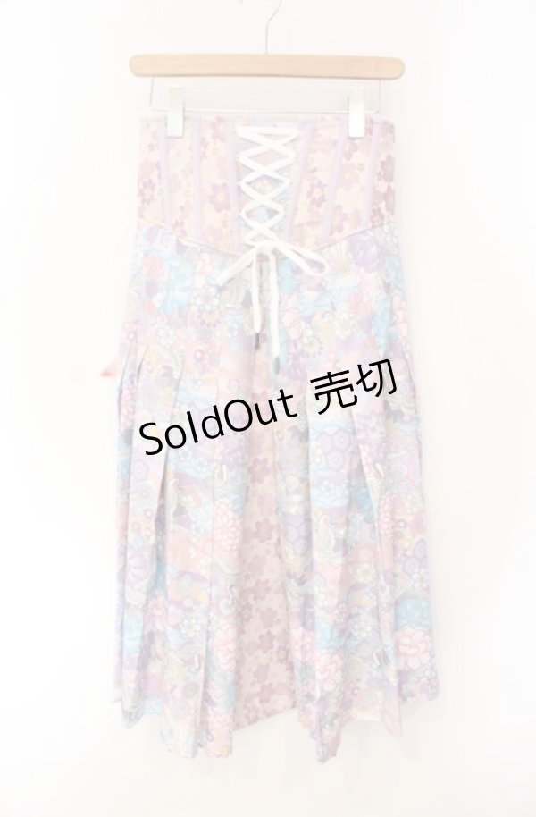 画像1: Qutie Frash / リボン袴コルセット   O-25-08-16-112-QU-SK-IG-ZI (1)