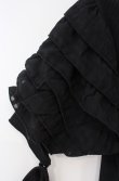画像3: axes femme POETIQUE / アームカバー付フリル袖プルオーバー  クロ O-25-08-16-011-AX-TO-IG-ZT082 (3)