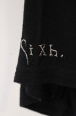 画像2: Sixh / メッシュ切り替えサイドギャザーカットソー  ブラック×ブルー O-25-08-16-027-HN-TO-OW-OS (2)