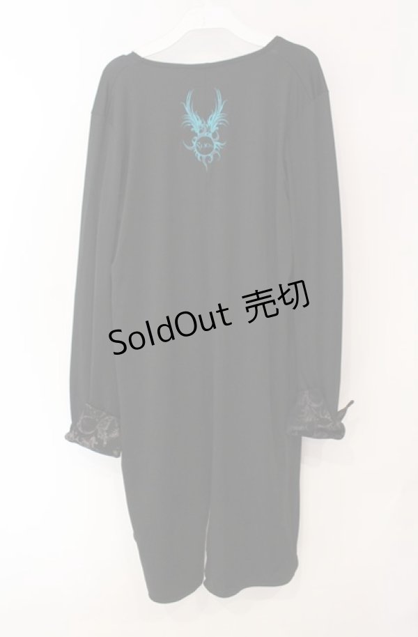 画像3: Sixh / トライバル刺繍カーディガン  ブラック O-25-08-16-028-HN-TO-OW-ZS (3)