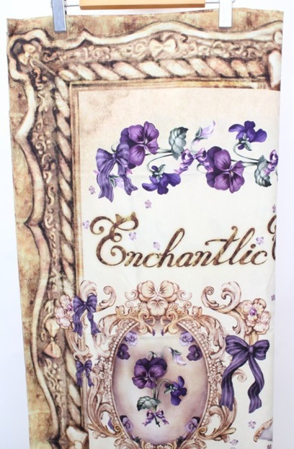 画像1: Enchantlic Enchantilly / オリジナルプリント生地  生成り O-25-08-17-036-LO-ZA-IG-OS (1)