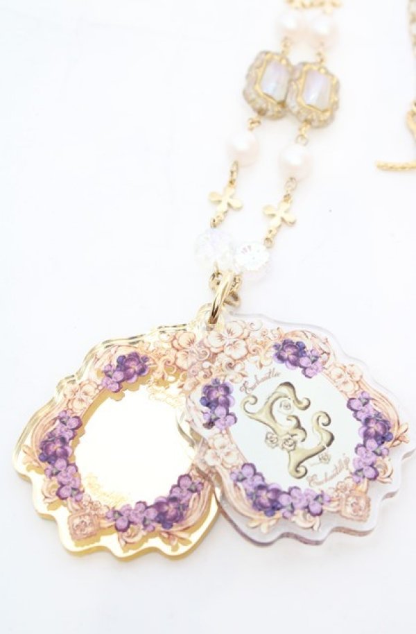 画像2: Enchantlic Enchantilly / すみれの秘密 ネックレス  生成り O-25-08-17-041-LO-AC-IG-OS (2)