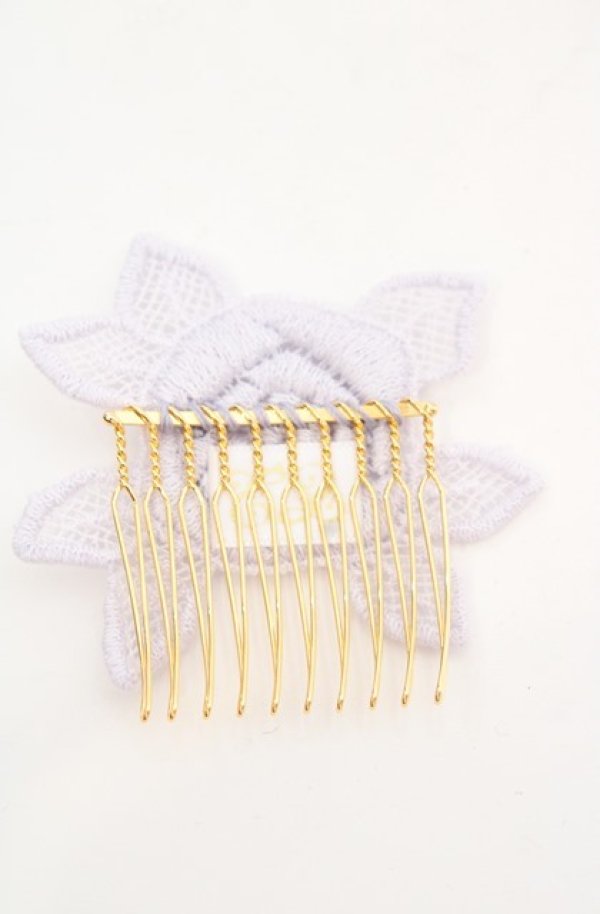 画像2: Enchantlic Enchantilly / 魔法のアタッチメント  ラベンダー×ストーン2個 O-25-08-17-047-LO-ZA-OW-ZT394-F003 (2)