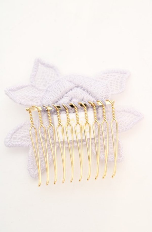 画像2: Enchantlic Enchantilly / 魔法のアタッチメント  ラベンダー×ストーン1個 O-25-08-17-048-LO-ZA-OW-ZT394-F004 (2)