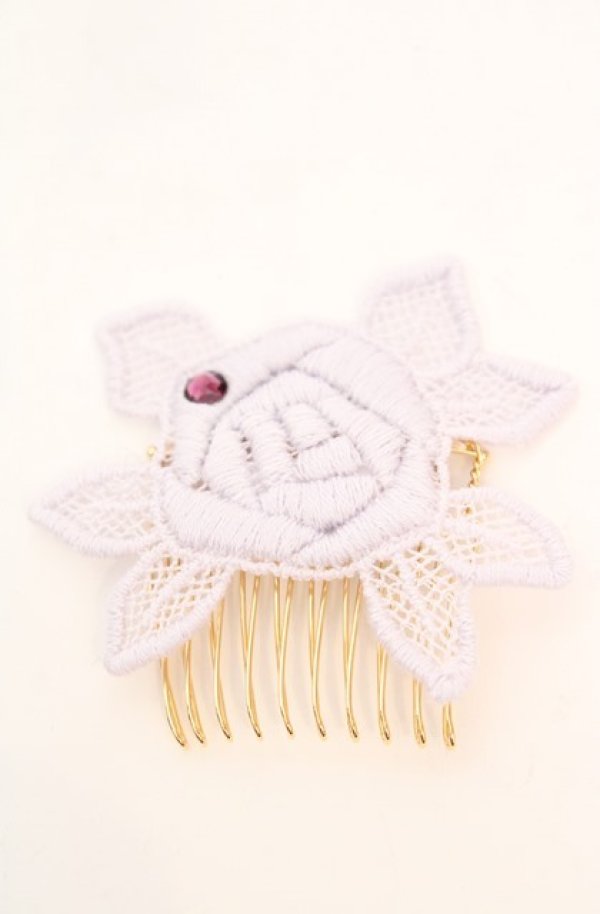 画像1: Enchantlic Enchantilly / 魔法のアタッチメント  ラベンダー×ストーン1個 O-25-08-17-049-LO-ZA-OW-ZT394-F004 (1)