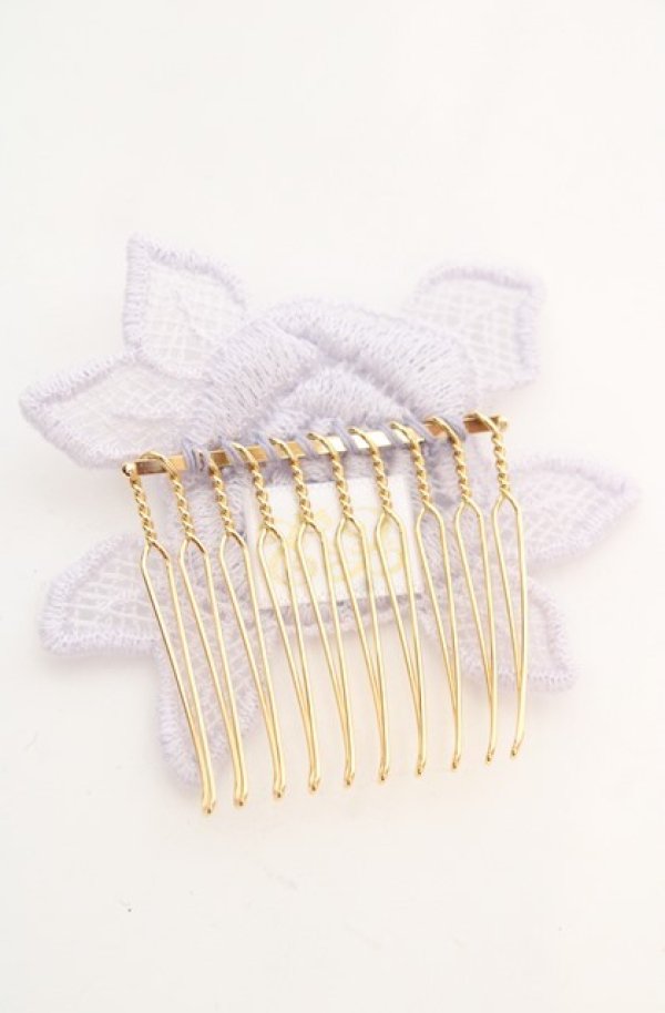 画像2: Enchantlic Enchantilly / 魔法のアタッチメント  ラベンダー×ストーン1個 O-25-08-17-049-LO-ZA-OW-ZT394-F004 (2)