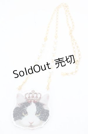 画像: Enchantlic Enchantilly / ニコエルの王冠ネックレス  クロ×シロ×ゴールド O-25-08-17-051-LO-AC-OW-OS