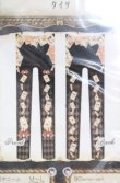 画像3: Enchantlic Enchantilly / クイーンキャットタイツ〜トランプの国〜タイツ M〜L クロ O-25-08-17-053-LO-ZA-OW-ZT444-F001 (3)