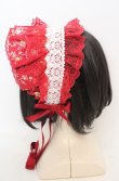 画像2: Angelic Pretty / Petit Bouquetボンネット  アカ O-25-08-17-009-AP-AC-OW-OS (2)