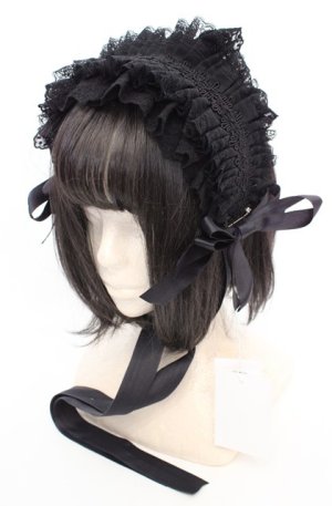 画像: 星箱works / リリアンヌ姉妹 ヘッドドレス  クロ O-25-08-17-013-PU-AC-OW-OS