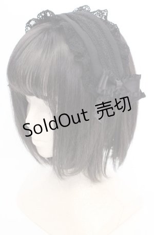 画像: Pina sweetcollection / ローズラインカチューシャ  クロ O-25-08-17-014-LO-AC-OW-OS