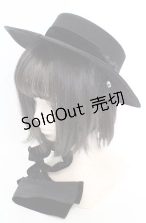 画像: Enchantlic Enchantilly / Dolled up Hat　ハット  クロ O-25-08-17-016-LO-AC-OW-ZT0819A