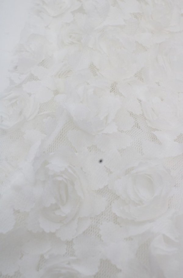 画像2: PINK HOUSE / フラワーモチーフアームカバー  シロ O-25-08-17-020-LO-ZA-OW-ZT444-F002 (2)