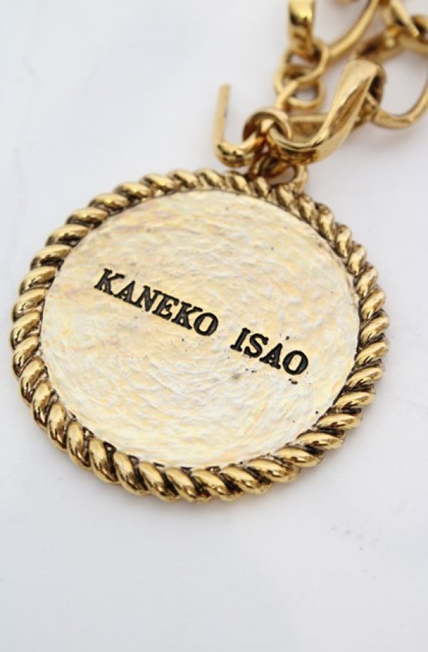 画像3: KANEKO ISAO / ロゴプレートネックレス  ゴールド O-25-08-17-022-EL-AC-OW-ZT444-F003 (3)