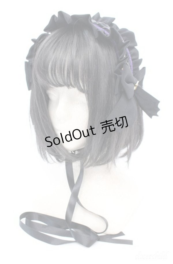画像1: metamorphose / まいごの子猫と魔法のランタンヘッドドレス  パープル O-25-08-18-003-ME-AC-IG-OS (1)