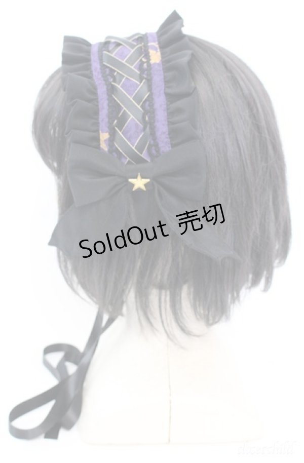 画像2: metamorphose / まいごの子猫と魔法のランタンヘッドドレス  パープル O-25-08-18-003-ME-AC-IG-OS (2)