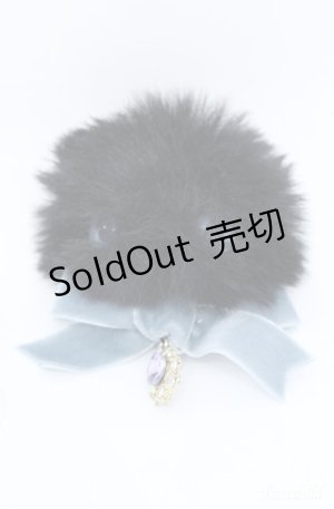 画像: Luxmira / 猫ちゃんブローチ  クロ×ブルー系 O-25-08-18-039-PU-AC-IG-ZT394