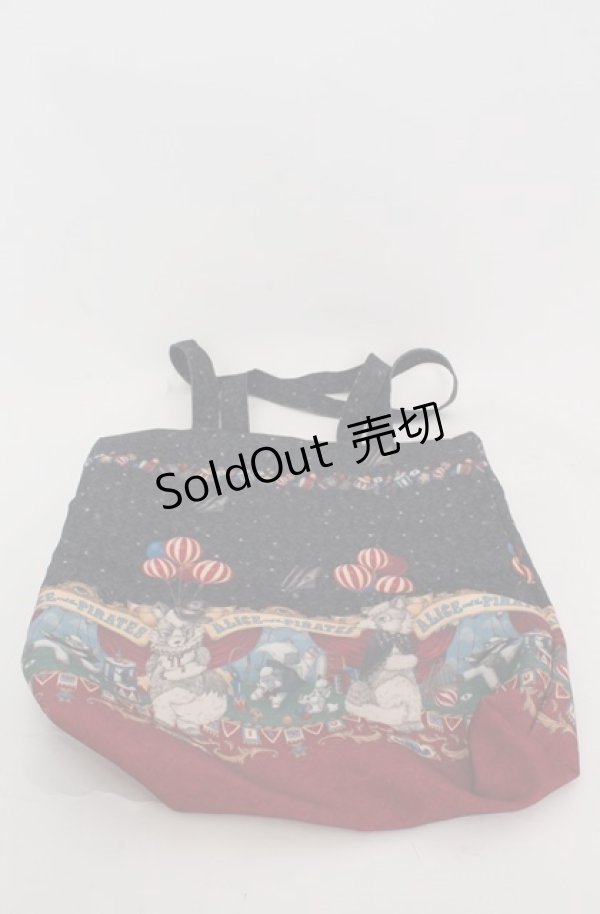 画像2: ALICE and the PIRATES / Marionette Chris柄トートBag  クロ O-25-08-20-054-PA-BG-OW-ZT501 (2)