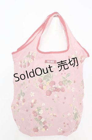 画像: PINK HOUSE / エコバッグ  いちご（ピンク） O-25-08-20-006-LO-BG-OW-ZT421