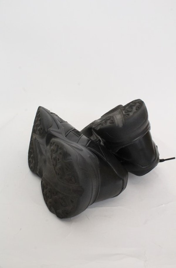 画像7: m petit by misako / ハートチュールスニーカー M クロ O-25-08-20-058-LO-SH-OW-ZT501 (7)