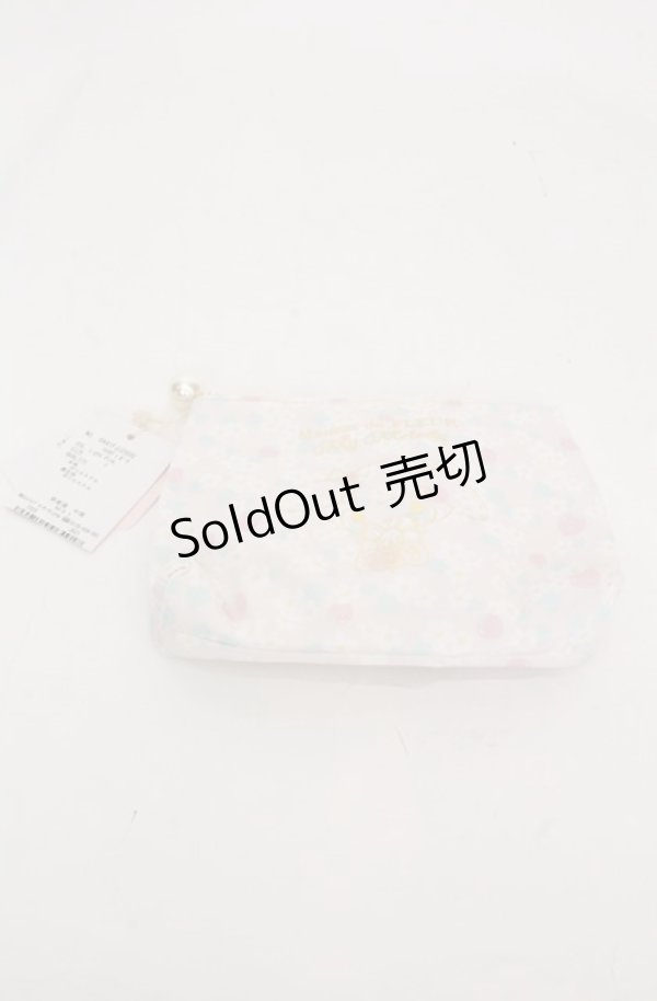 画像1: Maison de FLEUR / マイメロディ　ポーチ  ピンク O-25-08-20-061-LO-ZA-OW-ZT421 (1)