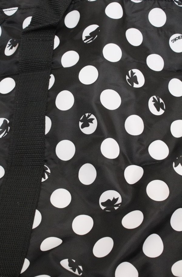 画像2: INGEBORG / 水玉エコバッグ  クロ×シロ O-25-08-20-007-LO-BG-OW-ZT171 (2)