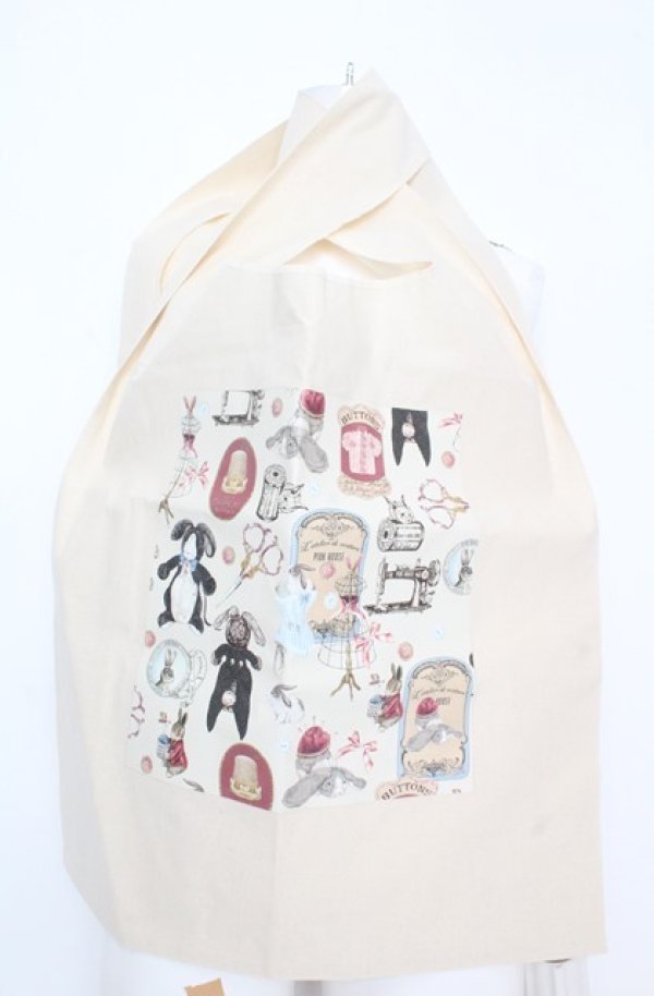 画像1: Karl Helmut / クチュリエラパンプリントマルシェバッグ  ナチュラル O-25-08-20-008-EL-BG-OW-ZT500 (1)