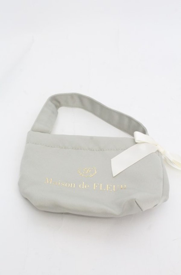 画像1: Maison de FLEUR / ミニバッグ  ミントグリーン O-25-08-20-082-LO-BG-OW-ZT487-F005 (1)