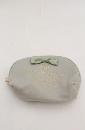 画像: Maison de FLEUR / ラウンドティッシュケース  スモーキーグリーン O-25-08-20-083-LO-ZA-OW-OS