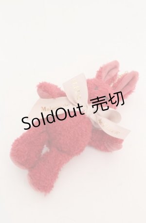 画像: Maison de FLEUR / 店舗限定ラビットチャーム  アカ（なんばマルイ店　ポム） O-25-08-20-091-LO-ZA-OW-ZT487