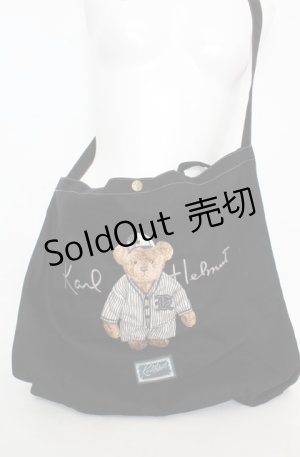 画像: Karl Helmut / ベースボールベア2WAYバッグ  クロ O-25-08-20-010-EL-BG-OW-OS