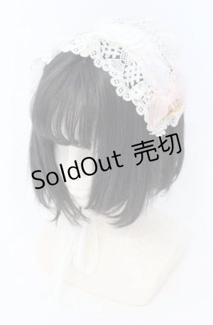 画像: BABY,THE STARS SHINE BRIGHT / Salon de the Minette柄ヘッドドレス  ピンク系 O-25-08-20-1001-BA-AC-IG-OS