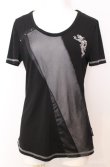 画像1: Ozz Croce / 銀糸龍刺繍Tシャツ  ブラック O-25-08-20-1041-OO-TS-IG-OS (1)