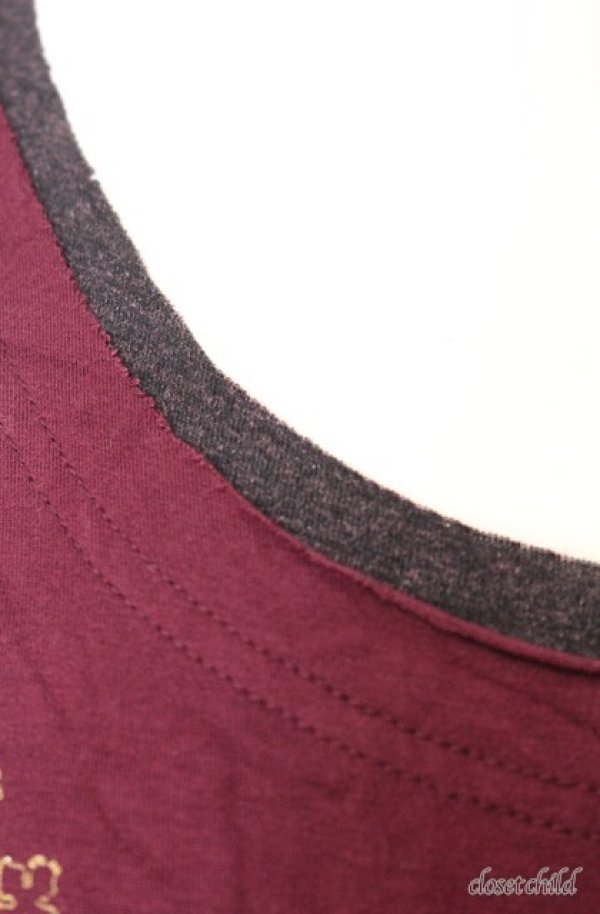 画像3: Ozz Croce / 燭台プリントTシャツ  パープル O-25-08-20-1042-OO-TO-IG-OS (3)