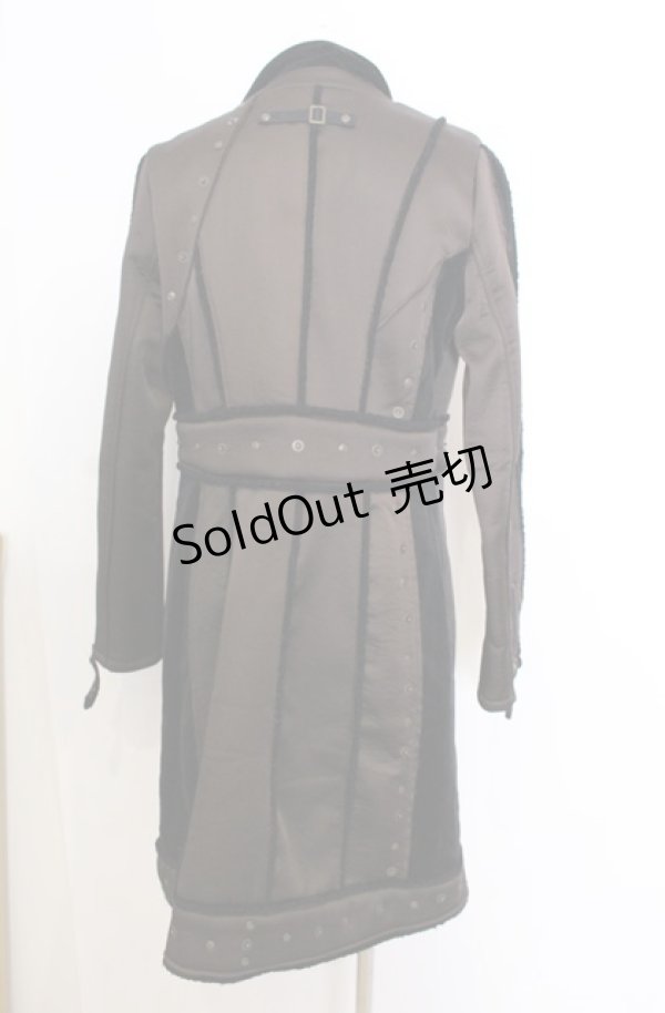 画像3: Ozz Croce / 裏ボアロングサテンコート  ブラウン O-25-08-20-1050-OO-CO-IG-OS (3)