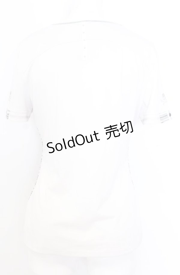 画像3: Ozz Croce / ストライプ切り替えTシャツ  ホワイト O-25-08-20-1056-OO-TO-IG-ZI (3)