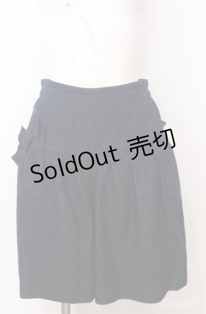 画像: Franche Lippee / グログランリボンデニムキュロット S インディゴ O-25-08-20-1062-LO-PA-IG-OS