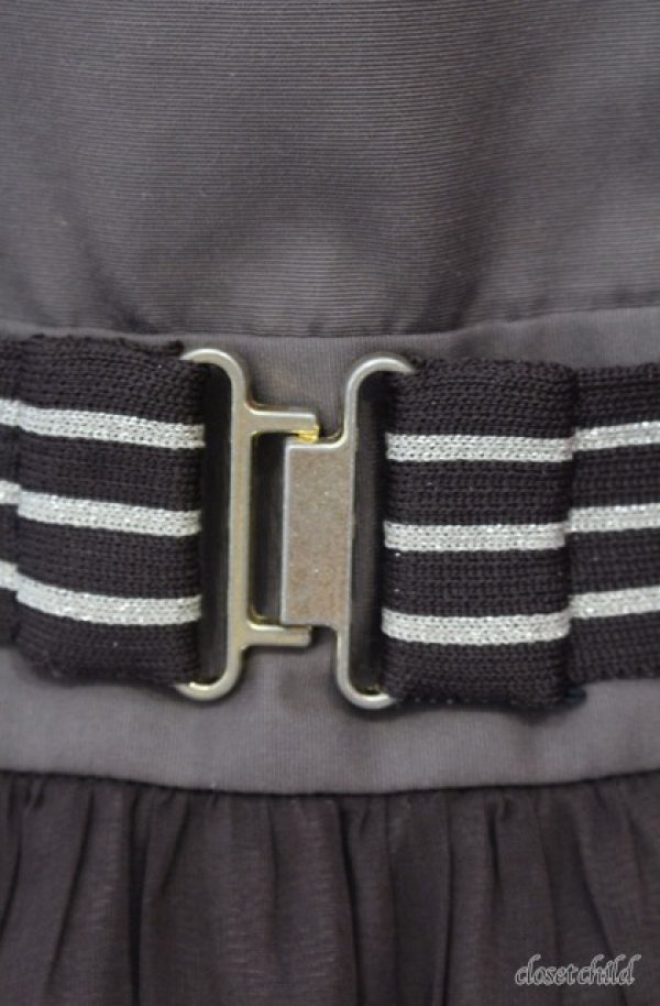 画像5: Jane Marple / 箔プリントエプロンスカート M ブラウン O-25-08-20-1008-JM-OP-IG-OS (5)