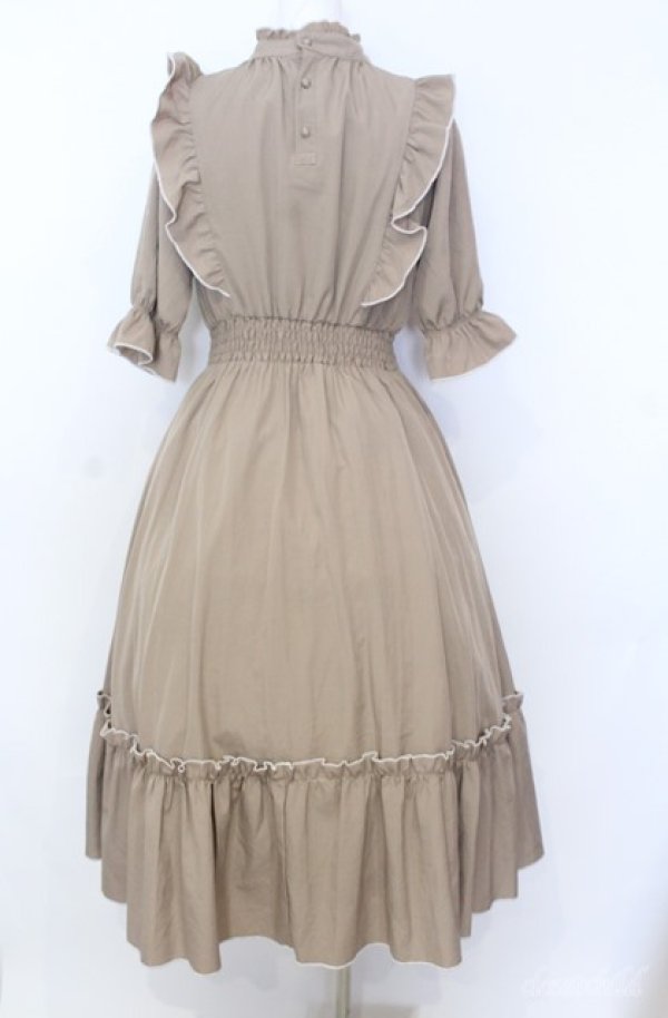 画像3: m petit by misako / NINA'SコラボAMハイショクメローワンピース M ベージュ O-25-08-20-1011-LO-OP-OW-ZT358 (3)