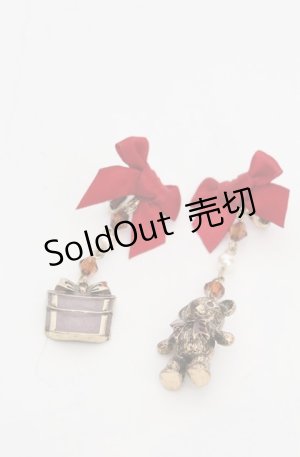 画像: axes femme POETIQUE / プレゼントベアーイヤリング  アンティークゴールド O-25-08-20-107-AX-AC-OW-ZT487-F004