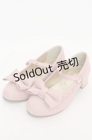 画像: axes femme kawaii / ローヒールリボンパンプス M ピンク O-25-08-20-121-AX-SH-OW-OS