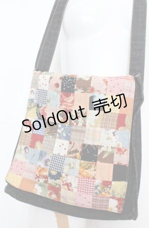 画像: PINK HOUSE / パッチワークデニムショルダー  クロ O-25-08-20-014-LO-BG-OW-ZT500