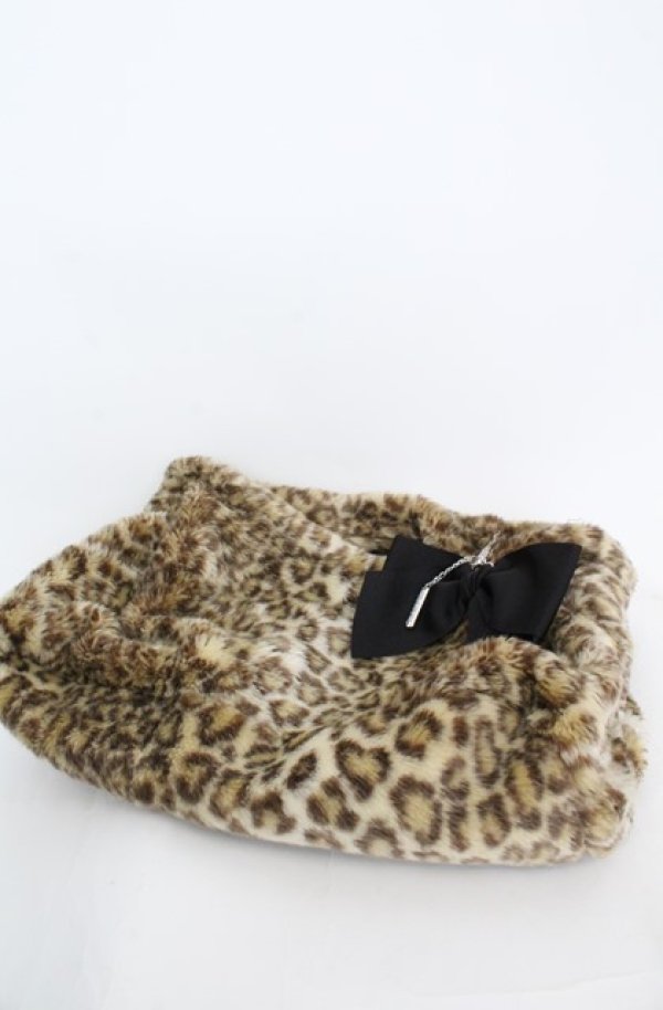 画像1: INGEBORG / レオパードファーバッグ  ベージュ O-25-08-20-016-LO-BG-OW-ZT500 (1)