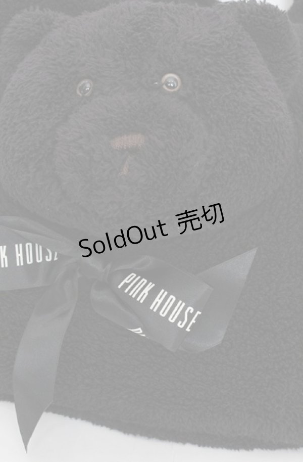 画像2: PINK HOUSE / くまさんボアバッグ  クロ O-25-08-20-017-LO-BG-OW-ZT500 (2)