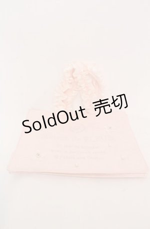画像: Maison de FLEUR / 桜フリルハンドルスクエアトートバッグ  ピンク O-25-08-20-024-LO-BG-OW-OS