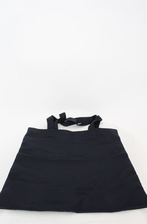 画像2: Maison de FLEUR / ロゴプリントトートバッグ  ネイビー O-25-08-20-034-LO-BG-OW-ZT501 (2)