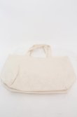 画像2: Maison de FLEUR / EC限定フラワージャガードタックトートバッグ  アイボリー O-25-08-20-038-LO-BG-OW-ZT501 (2)